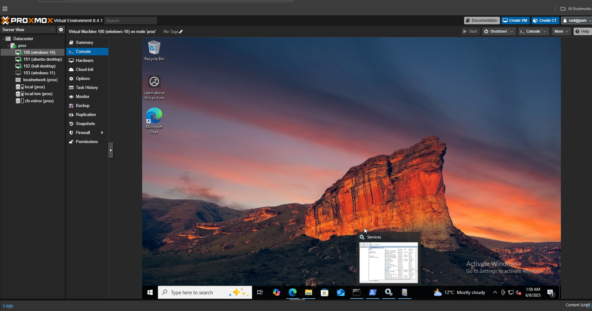 Proxmox VE - Configuration