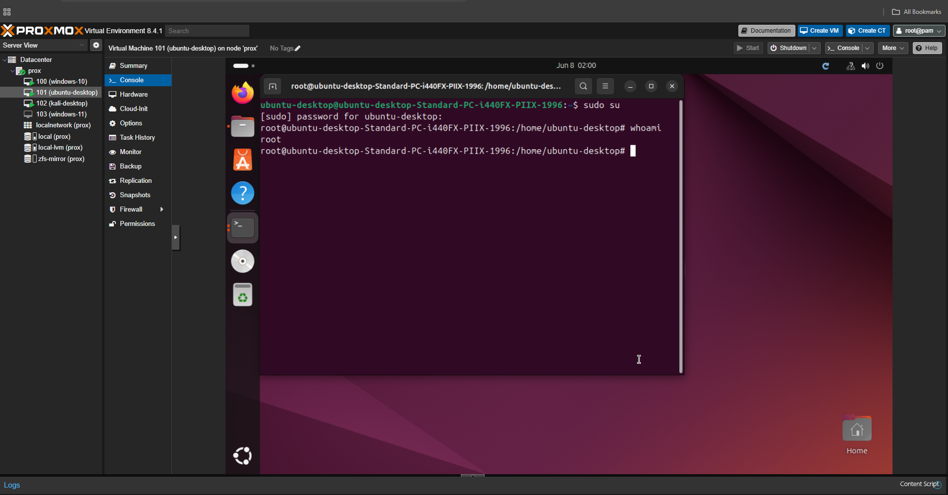 Proxmox VE - VM Setup
